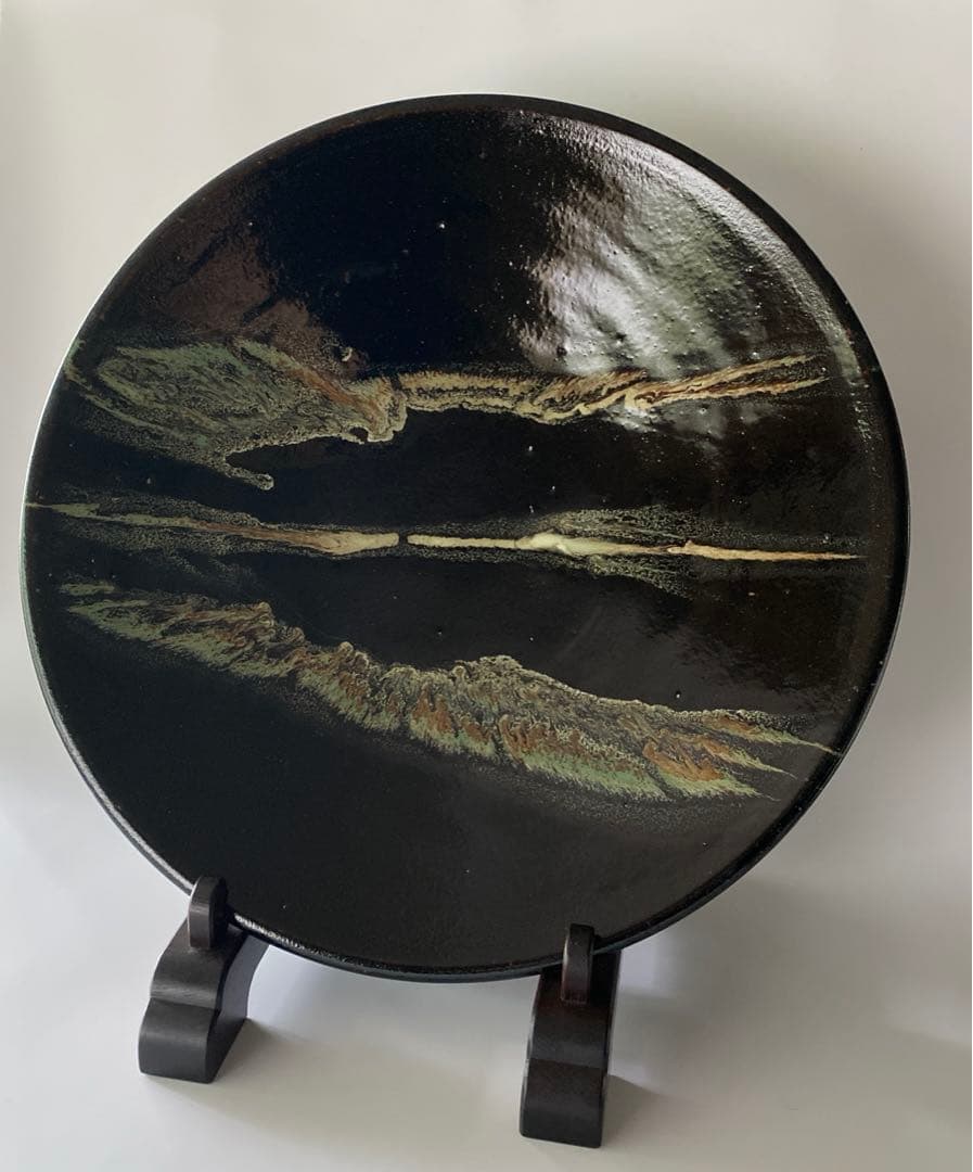 皿立て 皿立 民藝館型 日本民藝館 特大 高級 欅 けやき 民藝 柳宗悦