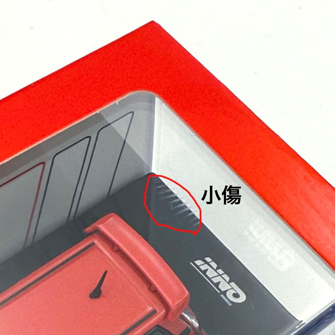 【美品】INNO 64 ミツビシ ランエボ9 ワゴン ラリーアート レッド