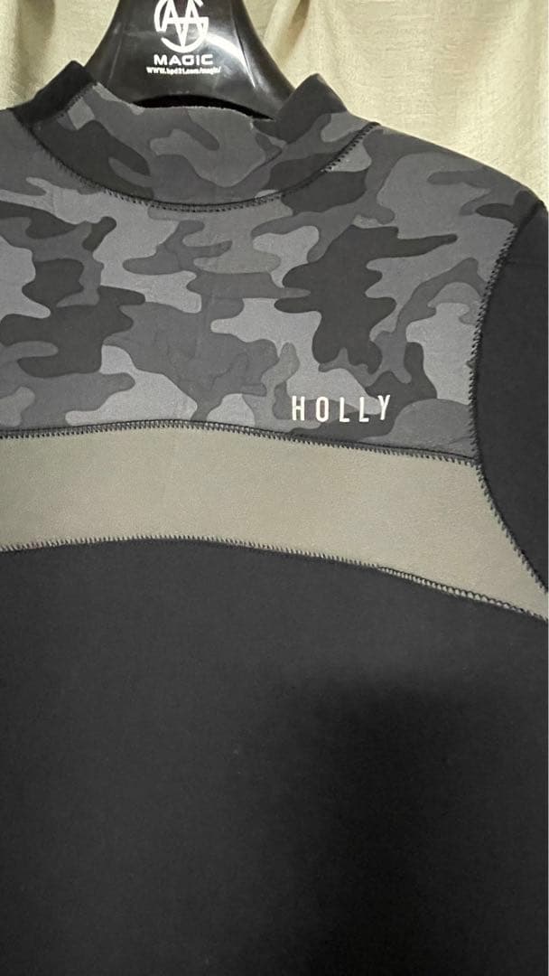 HOLLY フルスーツ 迷彩柄 ブラック