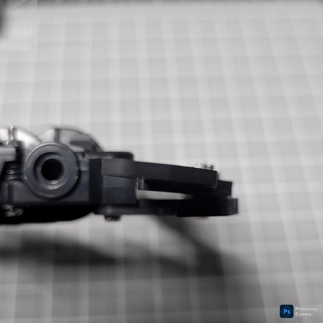 【CNC加工】 ヒンジ式フロントAT カーボンパーツセット (スラスト抜け防止)