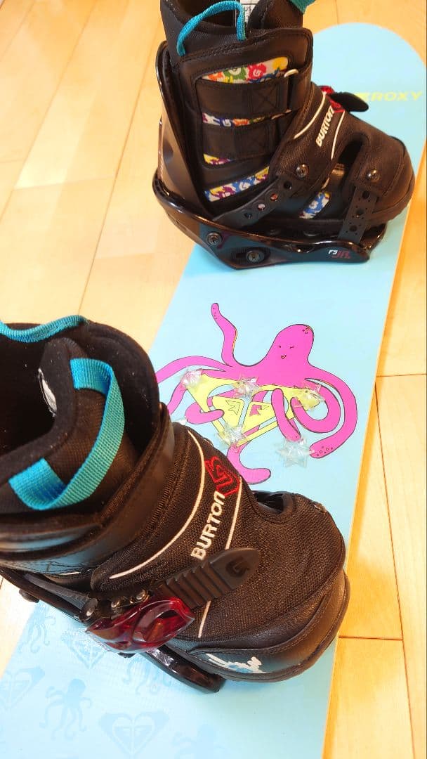 キッズスノーボード　板・バインディング・ブーツ3点セット