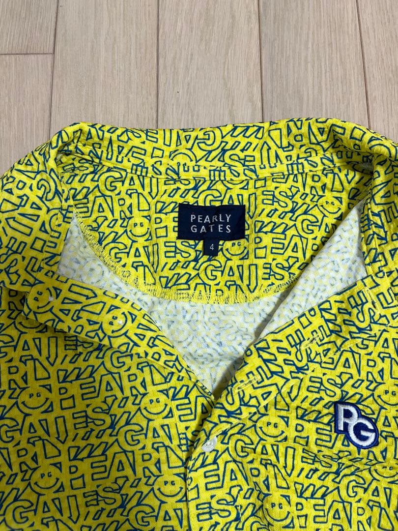 PEARLY GATES イエロー ポロシャツ サイズ4