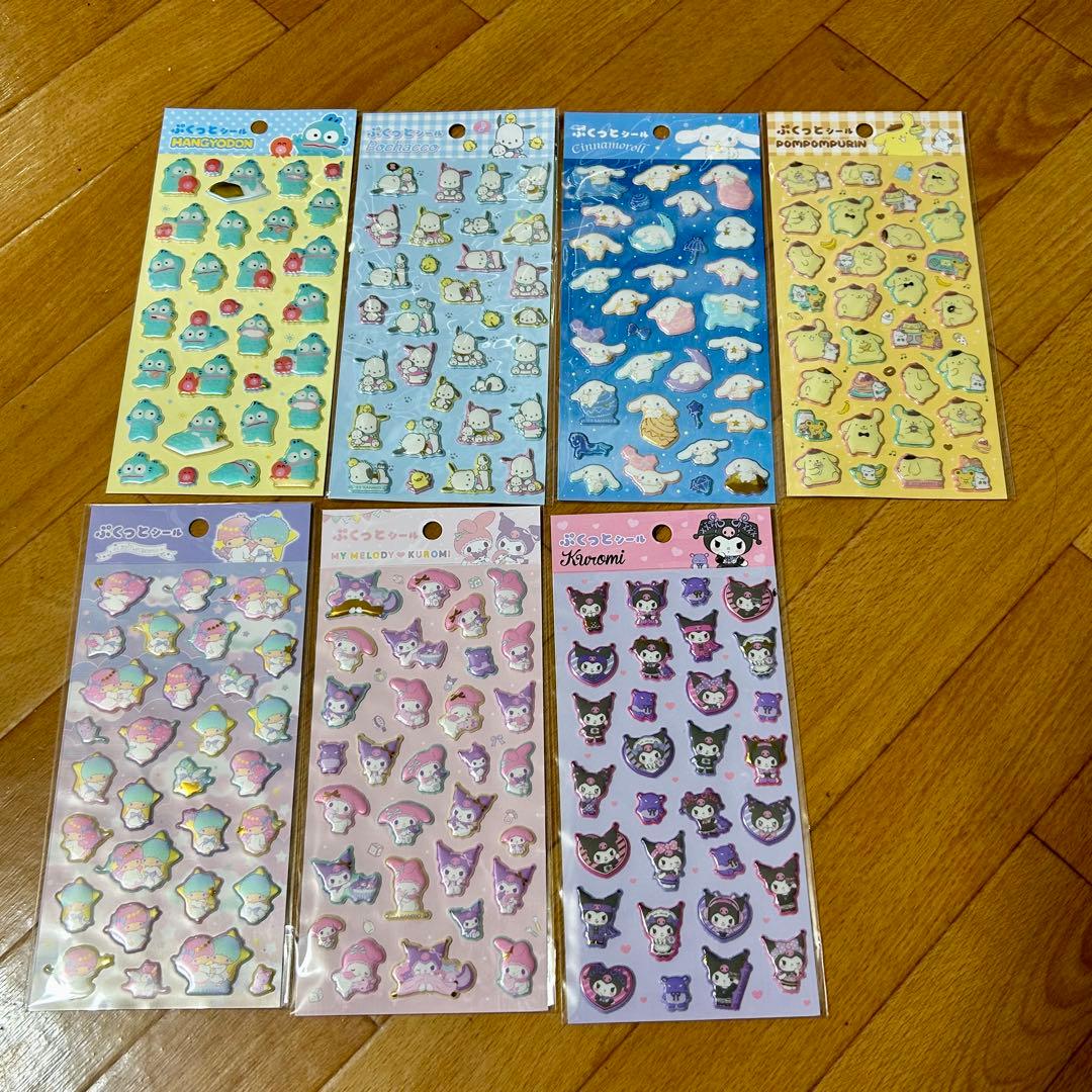 サンリオシールまとめ売り　73枚