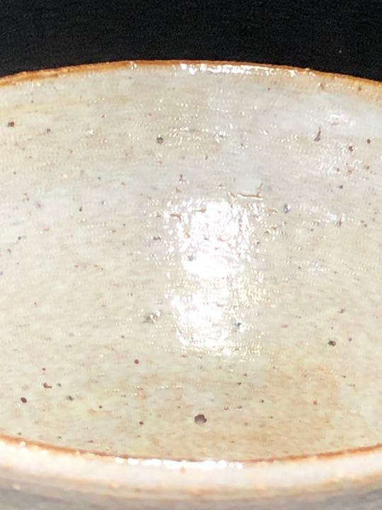 【茶道具】唐津井戸茶碗 曹源窯坂本喜昭作 梅花皮 唐津焼 抹茶碗 茶碗A311