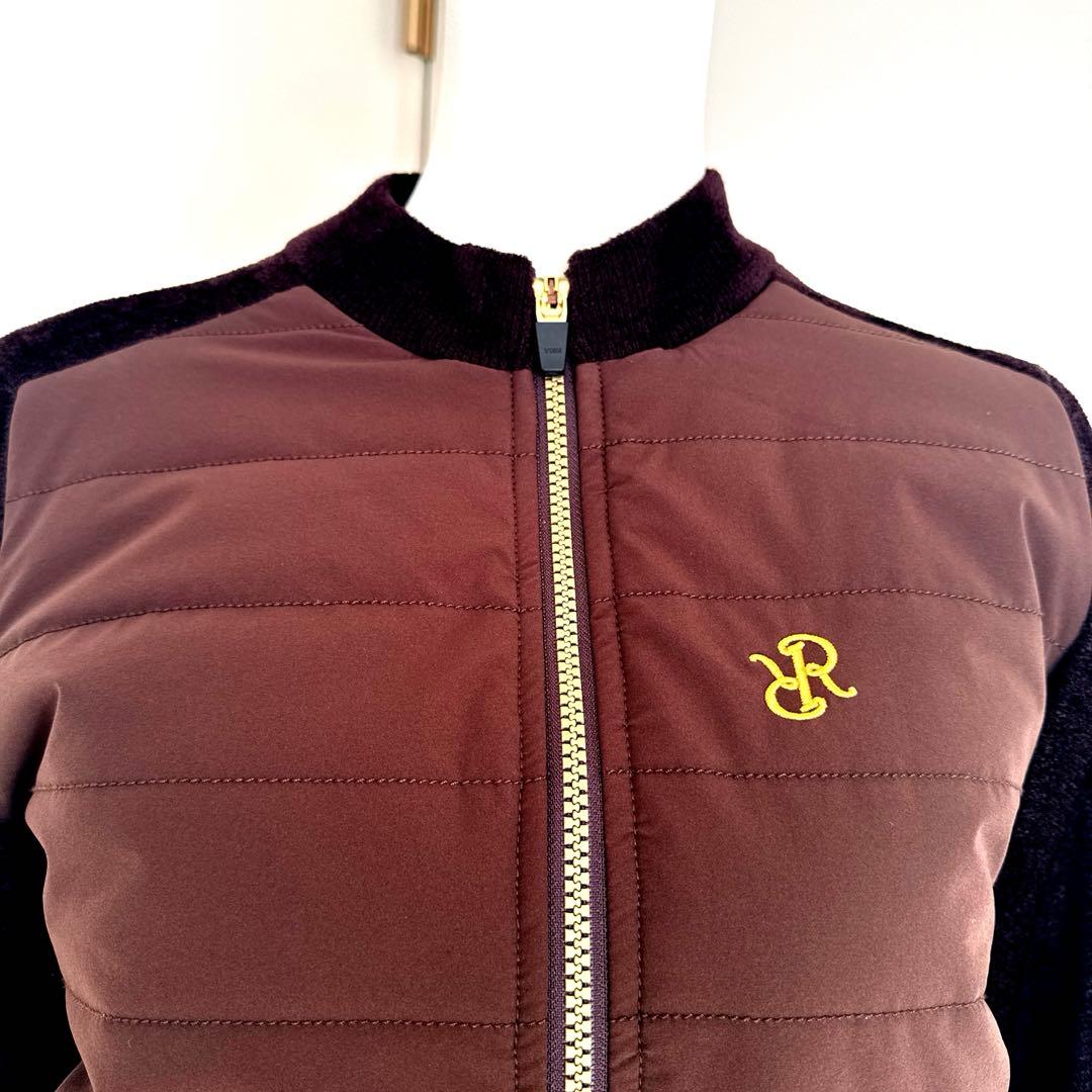 お値下げRESURRECTION★ニットコンビネーション パデットブルゾン