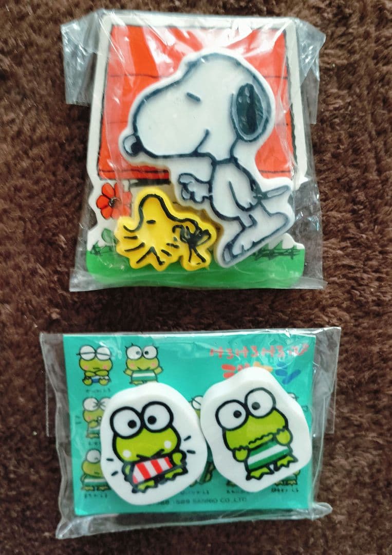 値下げ！サンリオ 昭和レトロ 消しゴム 70年代80年代物 16点セット