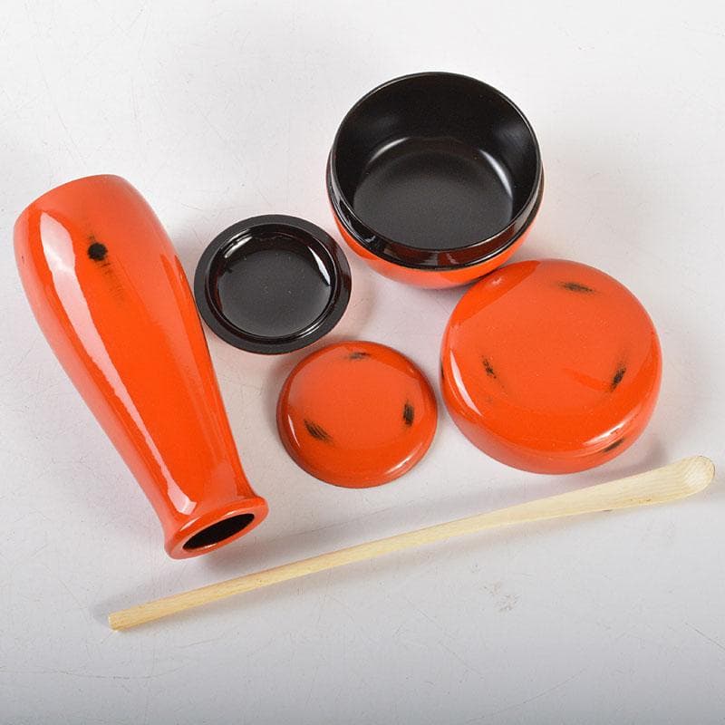 茶道具　桑茶箱　平安春峰作振出　棗　など　七点　一式　V　R6470