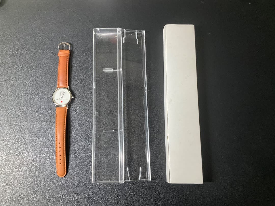 【非売品】Apple Macintosh レザーバンド時計