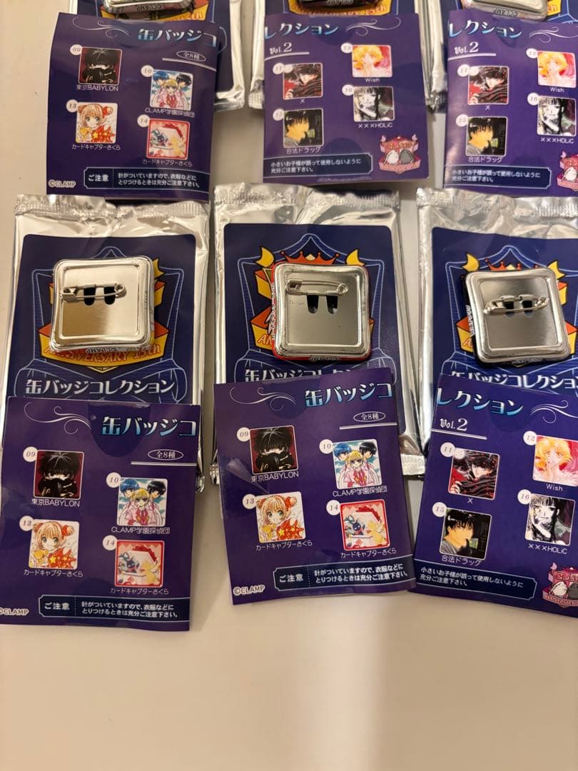 CLAMP ANNIVERSARY 15th 缶バッジコレクション