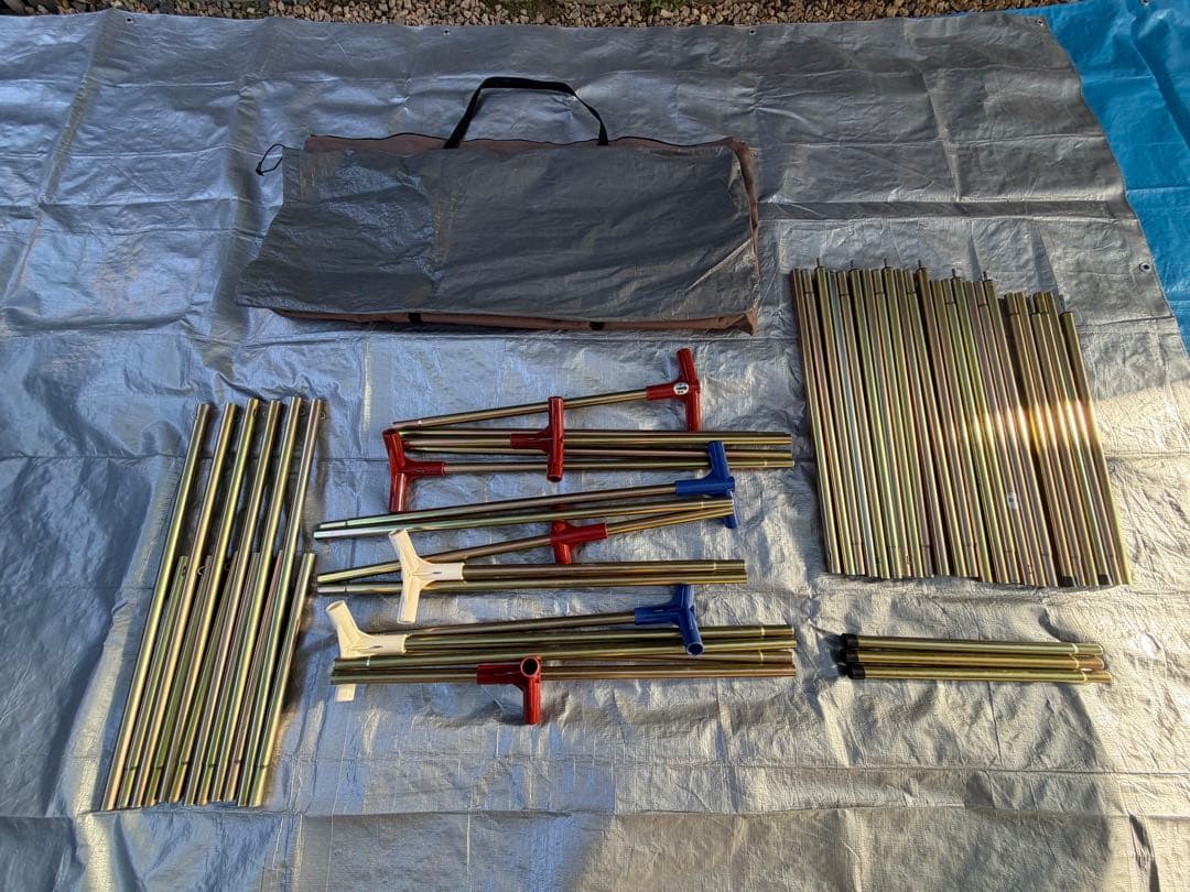 オガワ　ロッジシェルターTC【ポール、ペグ他】②