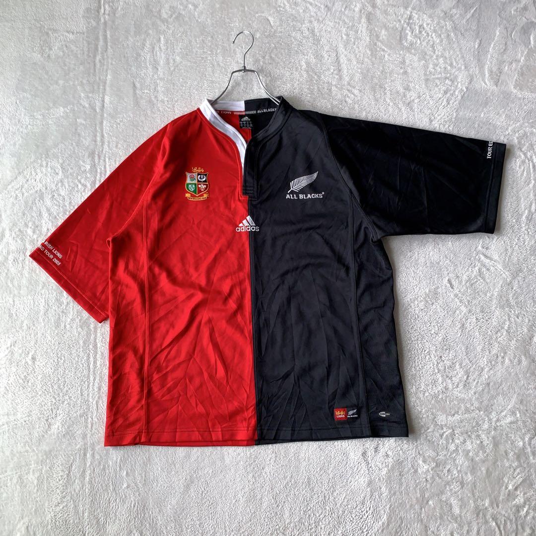 超希少 アディダス製 B&I Lions 05年 遠征 記念 オールブラックス