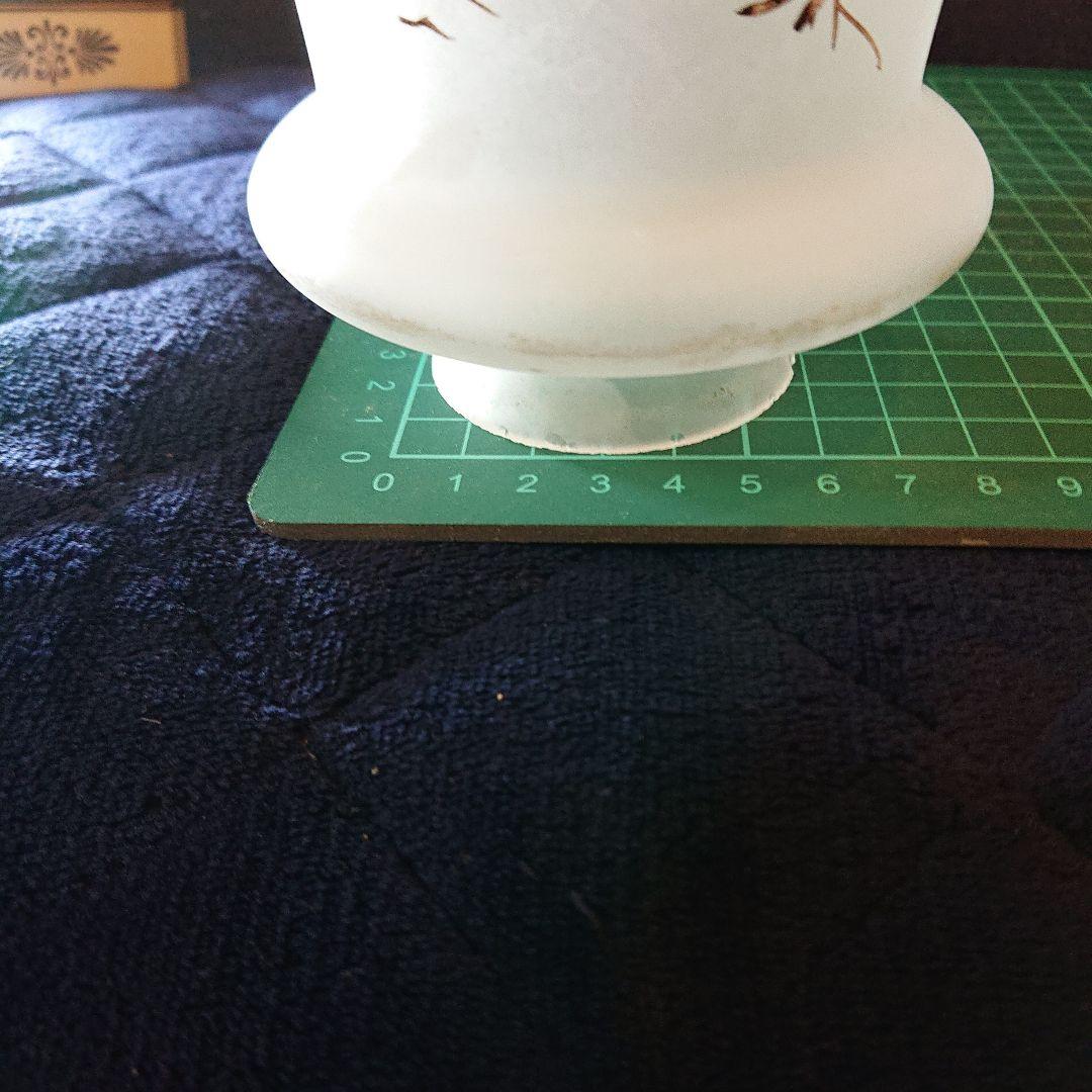 イギリス田舎の夕焼け風景、手描きランプシェード、アンティーク