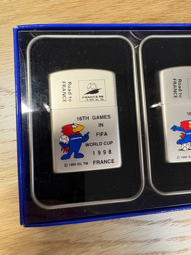 【貴重】FIFAワールドカップ 1998 FRANCE 98 ジッポ5個セット