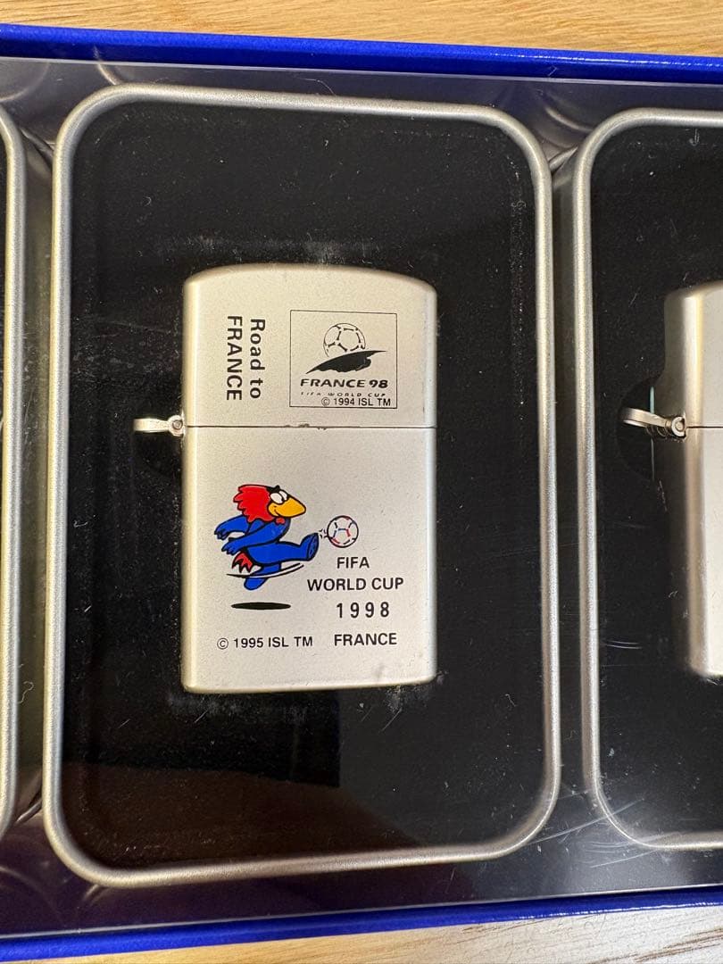 【貴重】FIFAワールドカップ 1998 FRANCE 98 ジッポ5個セット
