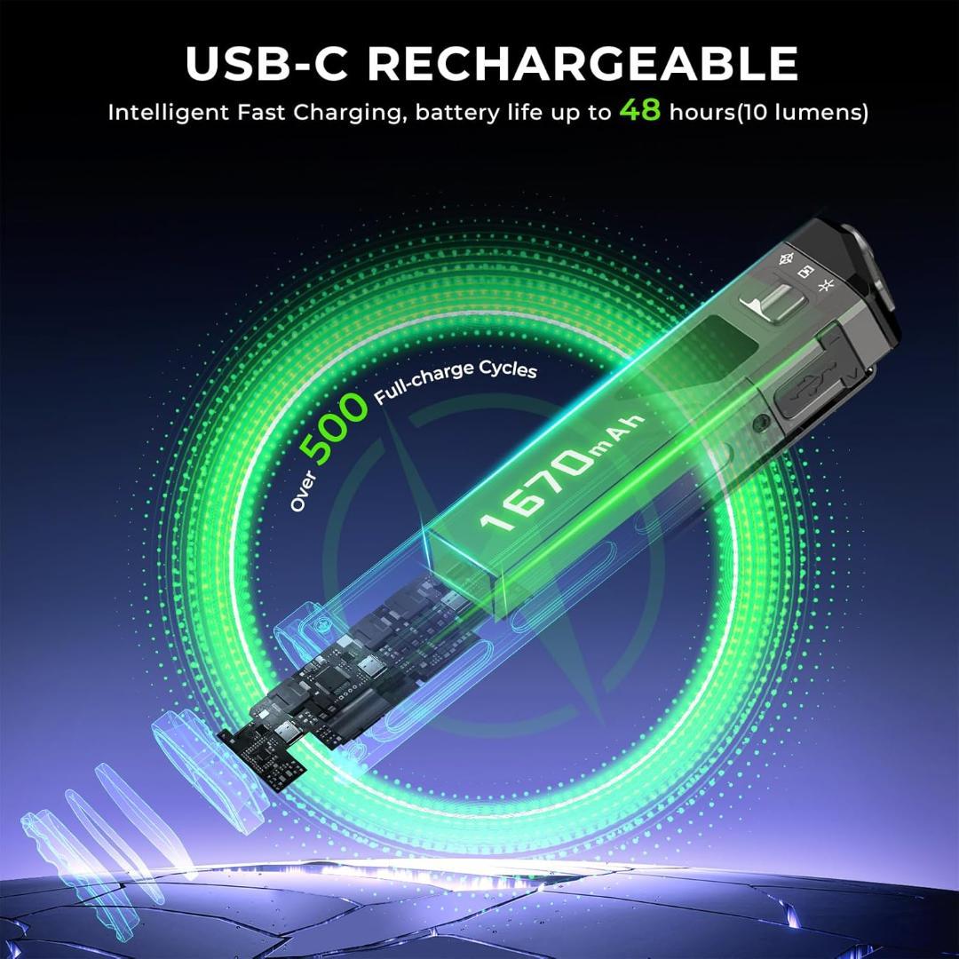 Wurkkos TD11 LED フラッシュライト タクティカル　3000lm