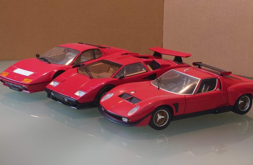 1/18 ランボルギーニ カウンタック LP500S レッド 京商ミニカー 中古