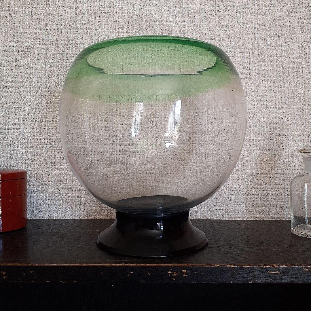 「ペコ」　　　　　　　　　アンティーク硝子　大正ロマン　とろとろガラス