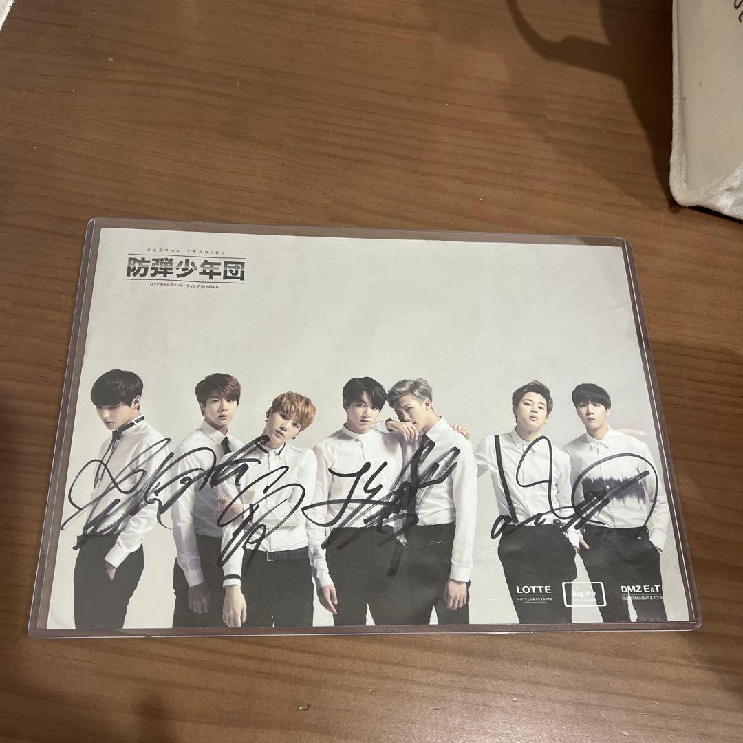 BTS 直筆サイン