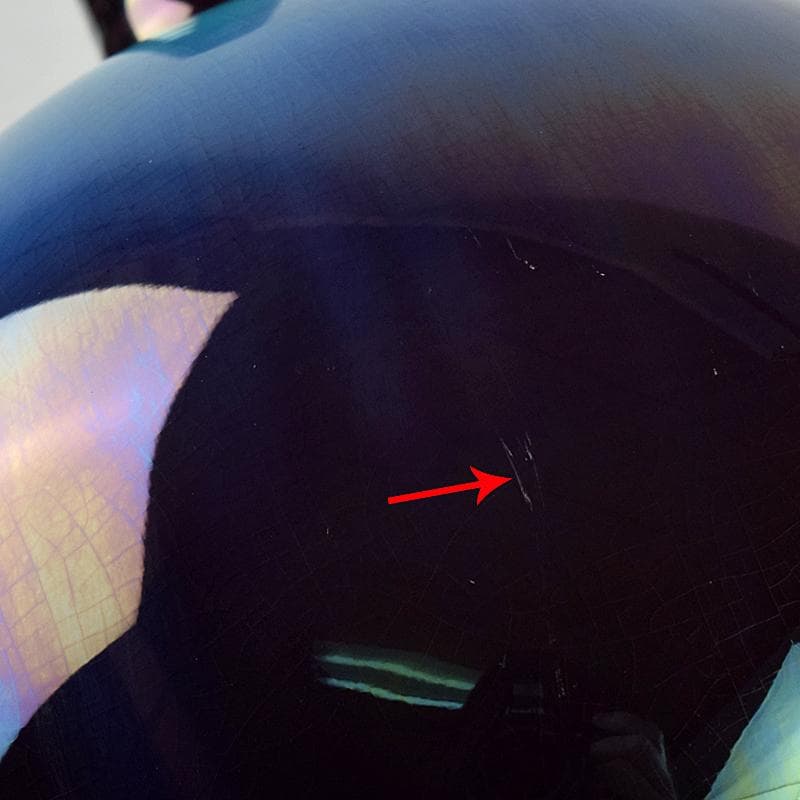 九谷焼　人間国宝　徳田正彦（三代徳田八十吉）　彩釉　花生　M　R8912