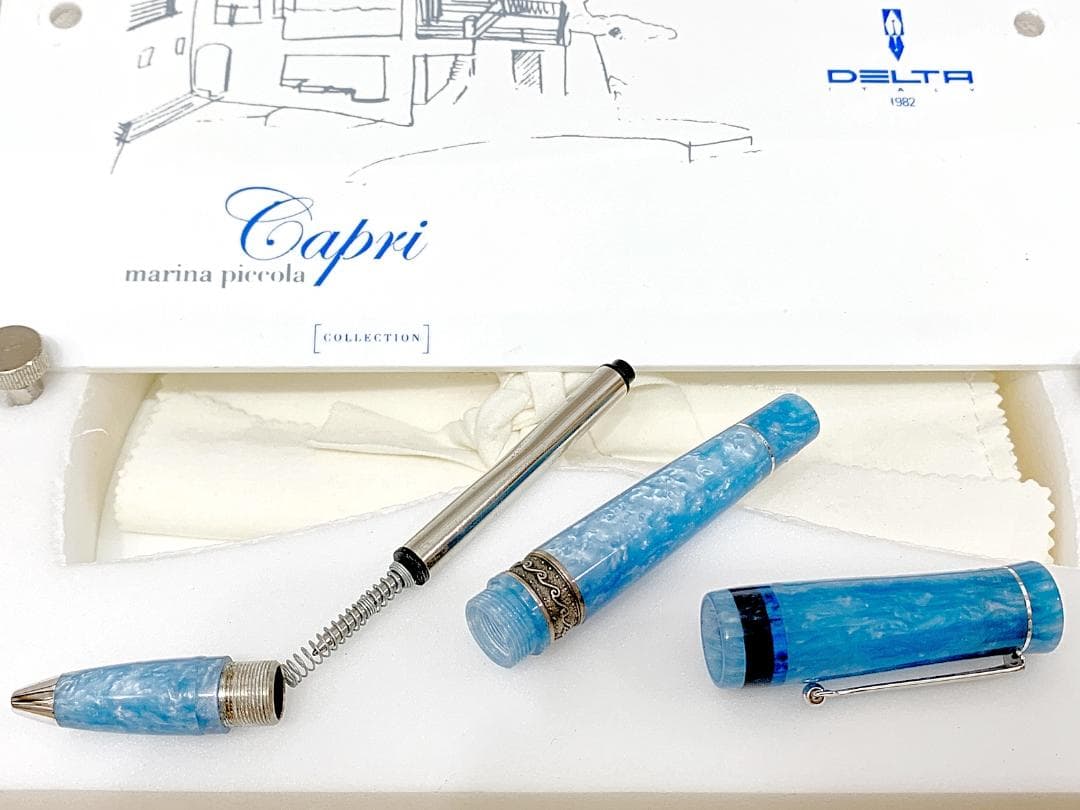 新品]デルタ DELTA マリーナピッコラ ローラーボールペン キャップ式[正規