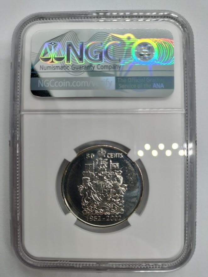 NGC GEM UNC 2002P カナダ ジュビリーバスト クイーンエリザベス