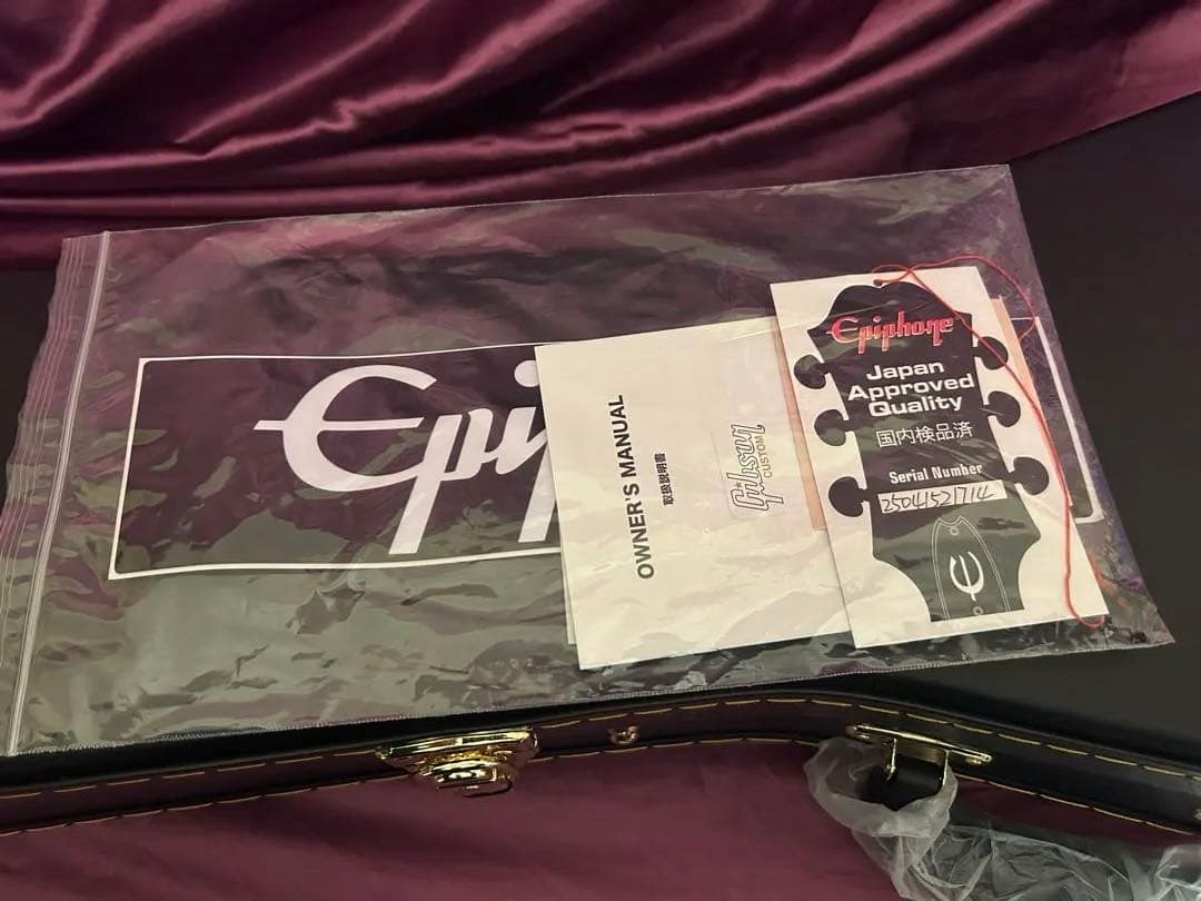 EPIPHONE Flying V58 Ebony純正ハードケース＋ギグバッグ