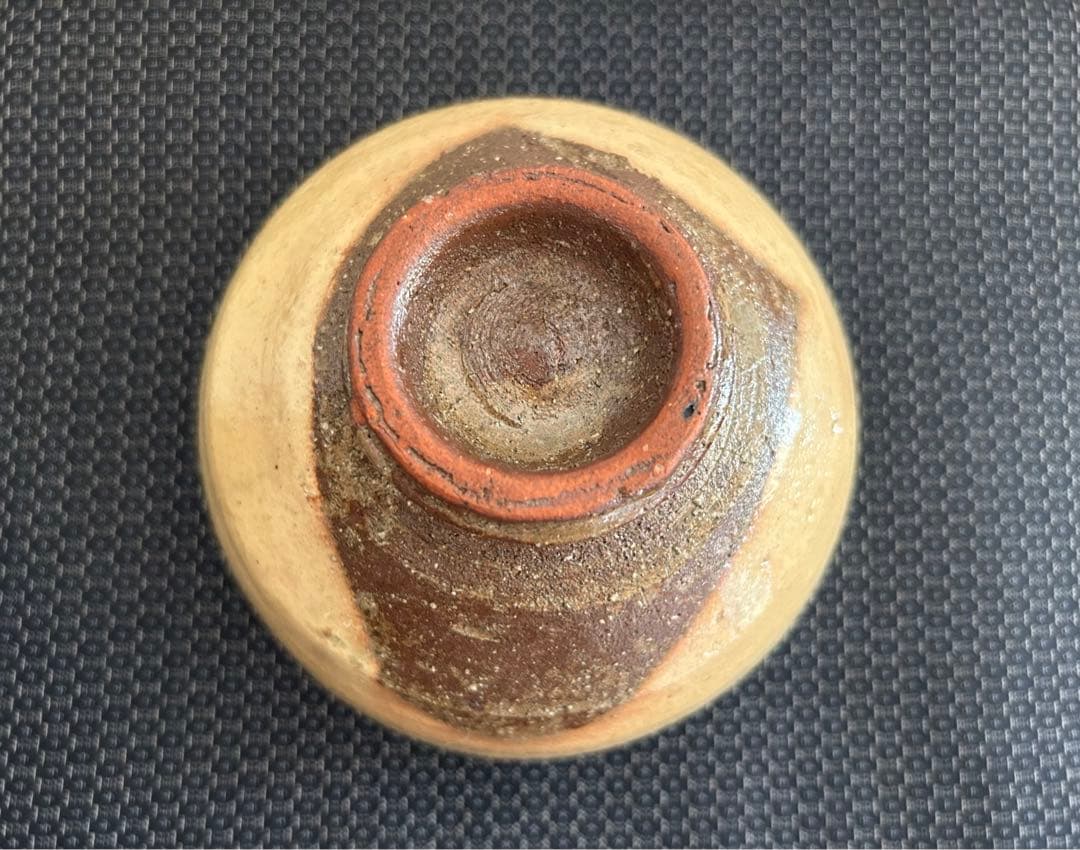 福森雅武　伊賀焼粉引波出茶碗