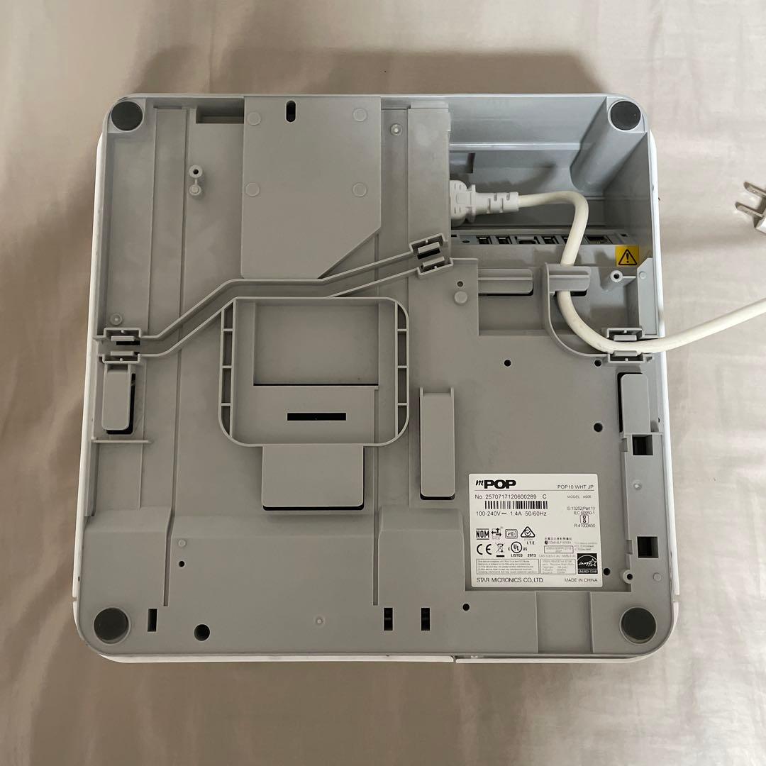 STAR スター 精密 mpop pop10 WHT プリンター内蔵型 レジ