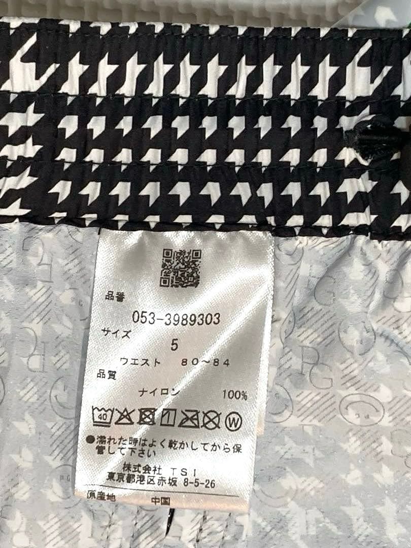 パーリーゲイツ ナイロンストレッチ チドリレインパンツ／5