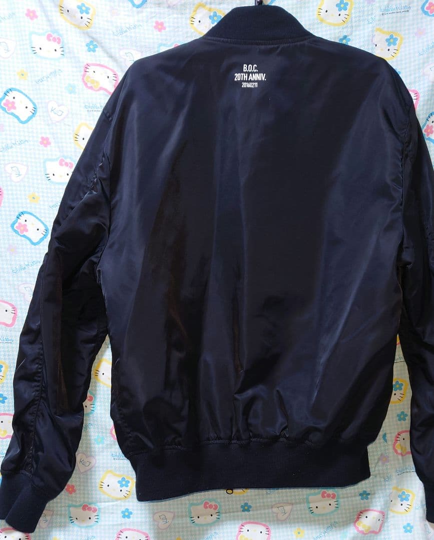 着用品　MA1黒ジャンパー　BUMP OF CHICKENバンプオブチキン　Ｍ