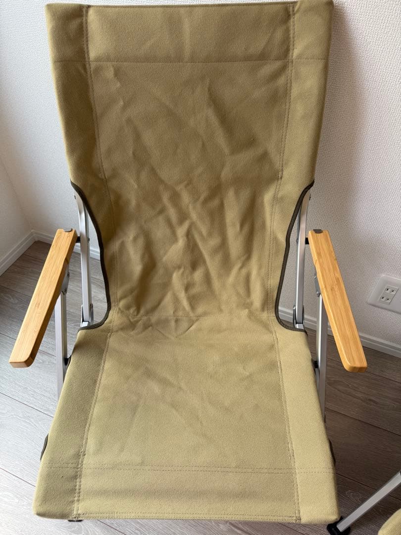  peak ローチェア30 カーキ　2脚セット