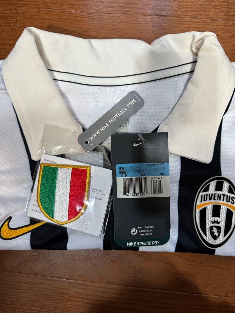 06-07 Juventusユベントスユニフォーム M 正規品 オーセンティック