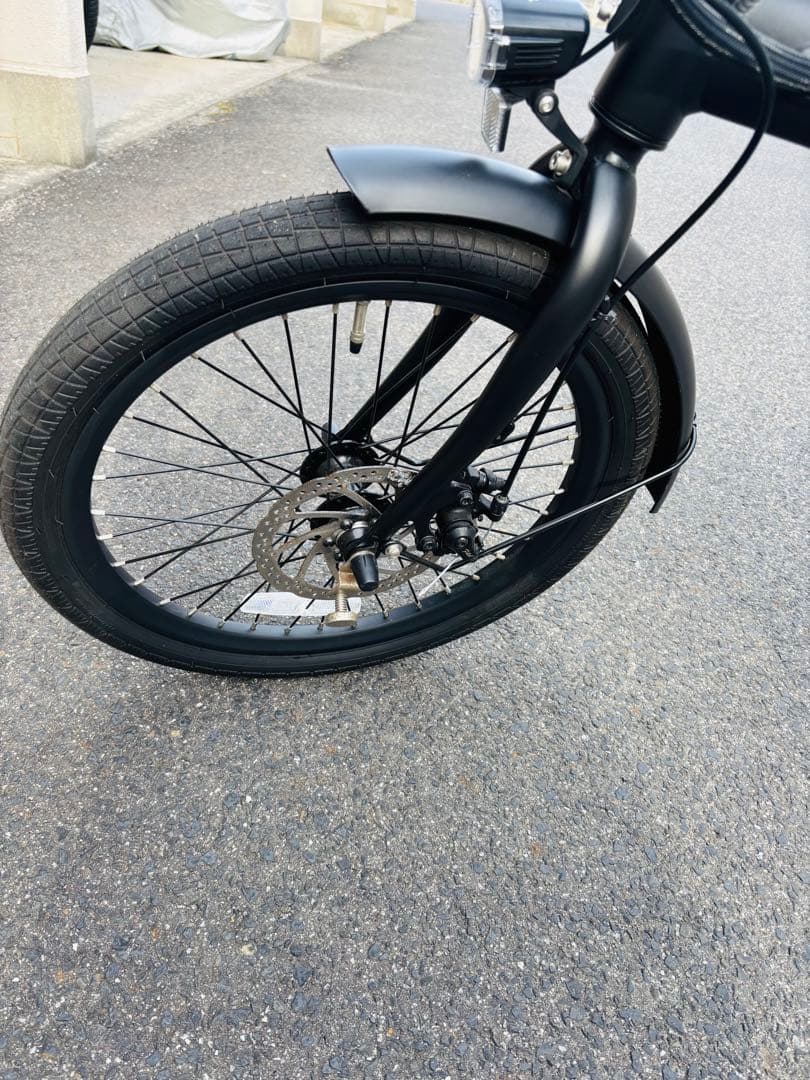 ERWAY 電動折りたたみ自転車 ブラック