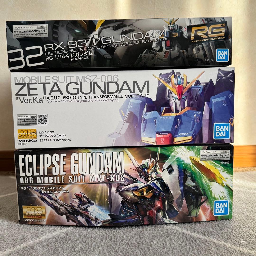 ガンプラ 3点セット RX-93 νガンダム 他