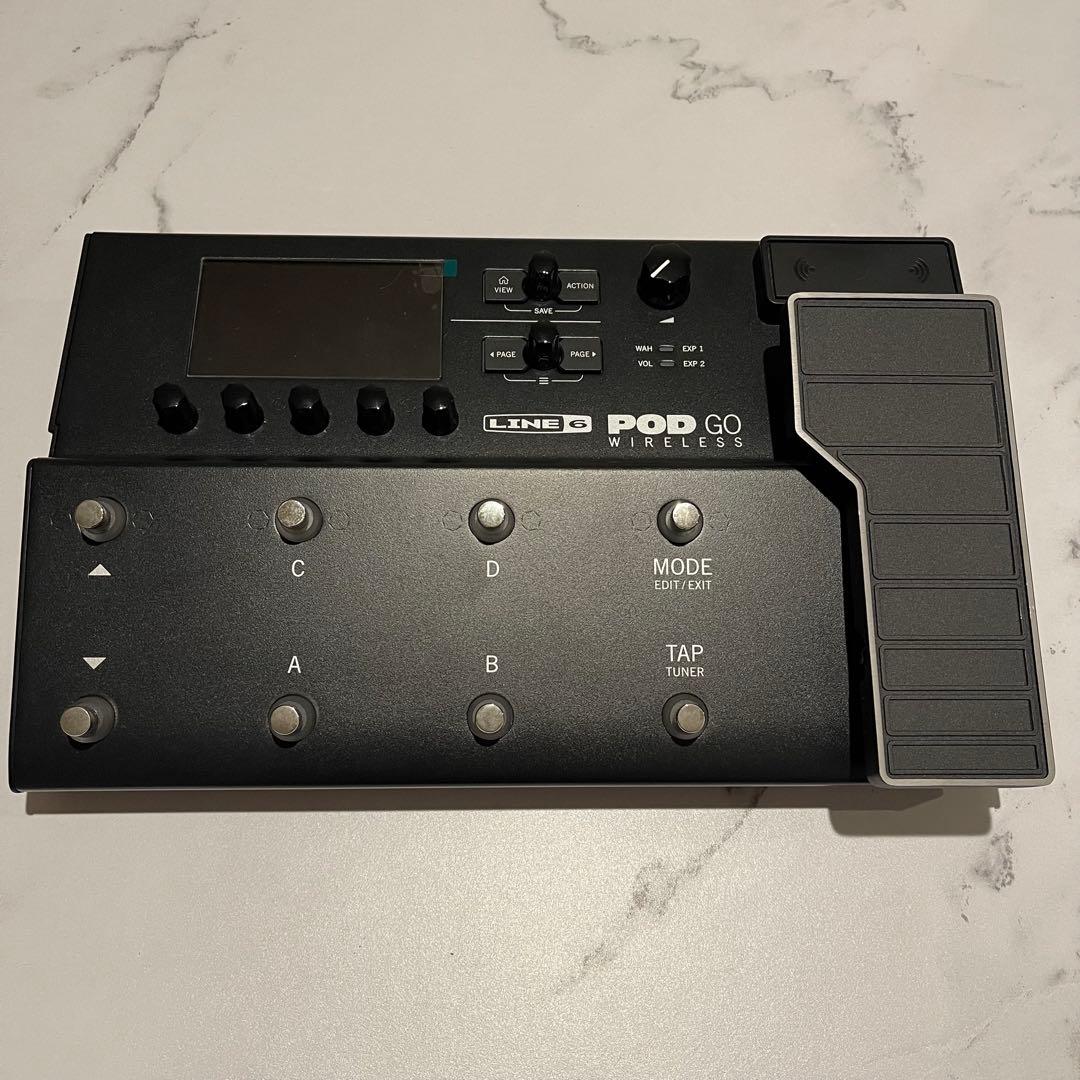 LINE6 Pod Go ワイヤレス マルチエフェクター 専用ケース付き 美品