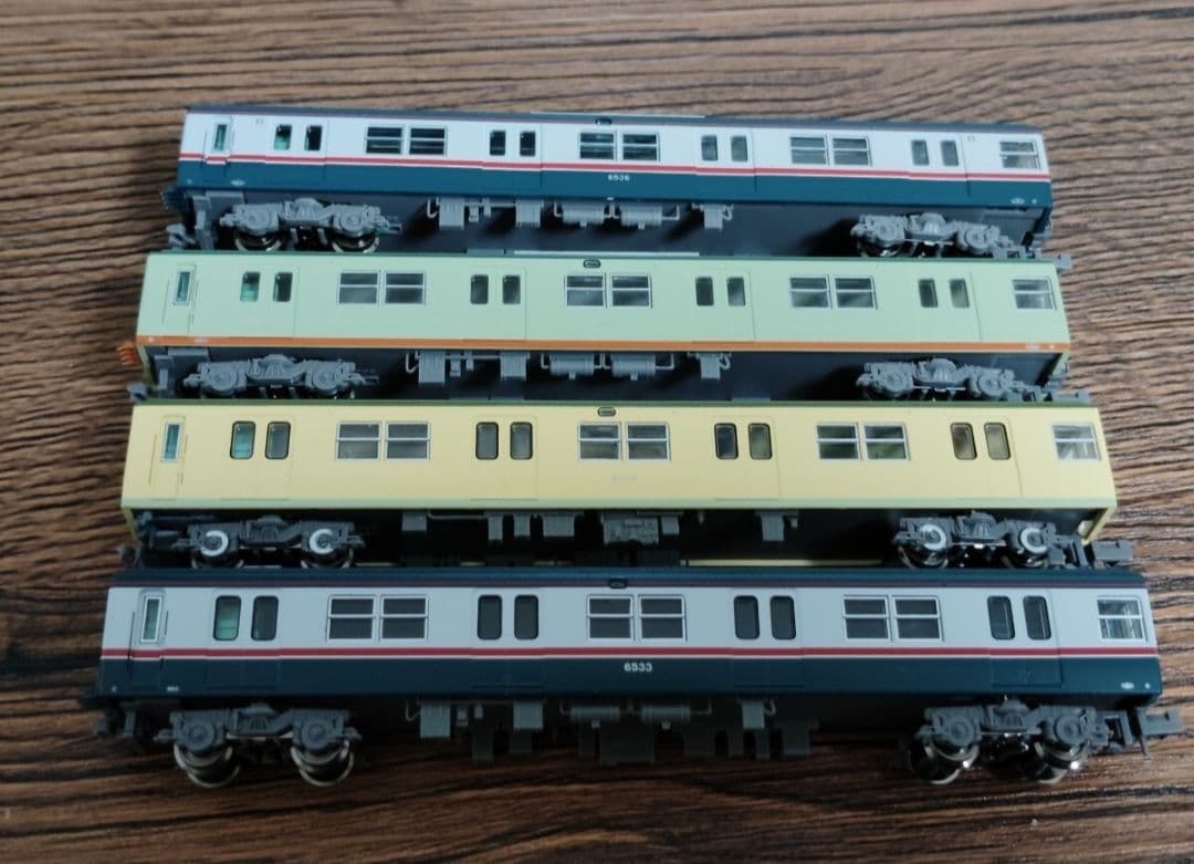 相模鉄道　6000系　先頭車4両　マイクロエース　相鉄　歴代