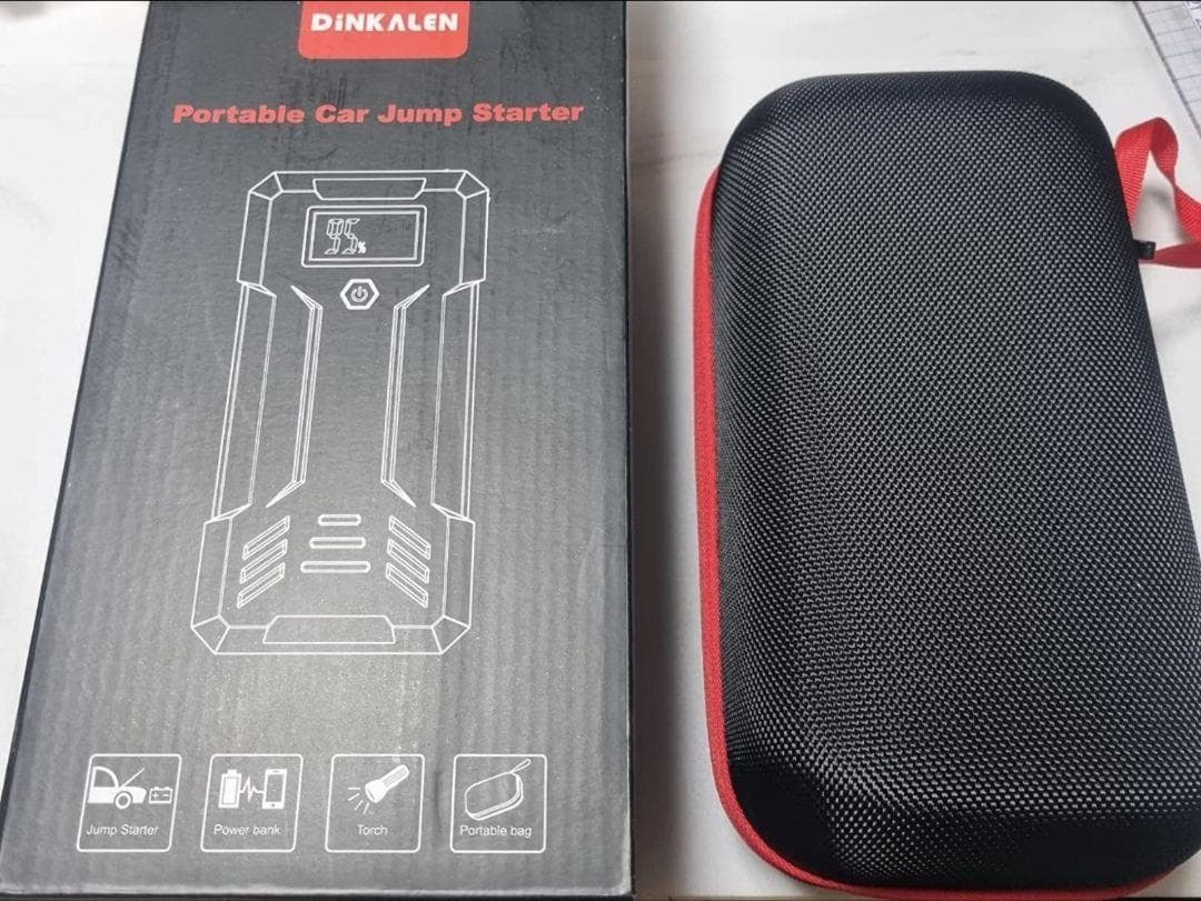 ジャンプスターター 12V バッテリー 23800mAh 最大電流3000A⑯