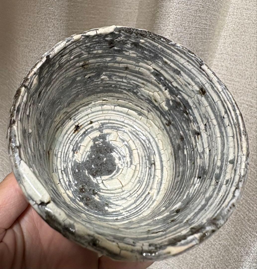 中川自然坊　刷毛目唐津　焼酎杯