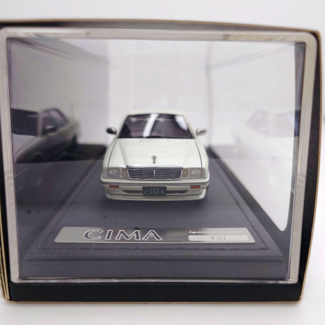 1/43 イグニッションモデル 日産 シーマ Y31 パールホワイト