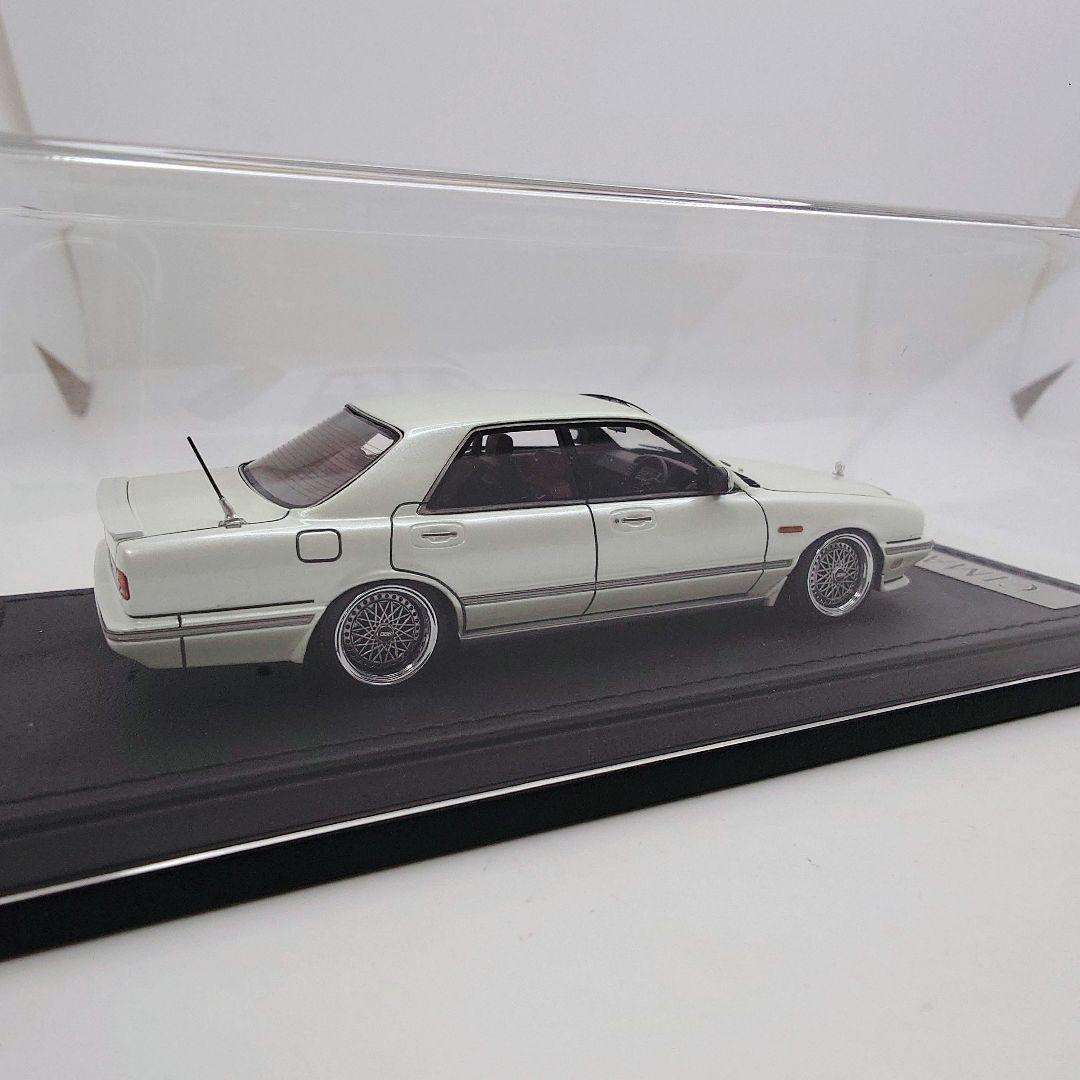 1/43 イグニッションモデル 日産 シーマ Y31 パールホワイト
