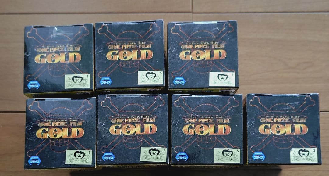 ワンピース　フィギュア　ワーコレ　FILM　GOLD　７体　セット