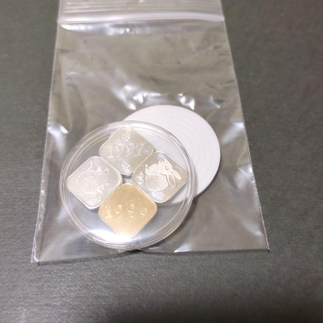 造幣局年銘板純銀メダルセット