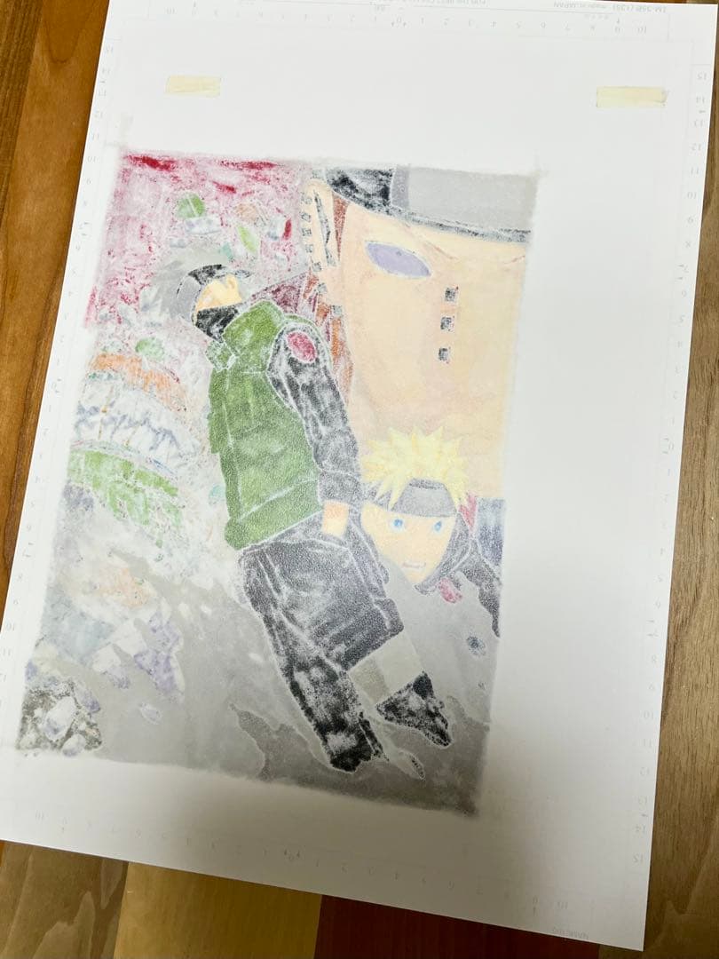 NARUTO 複製原画⑧ A3額縁付　原画のまとめ売りOK