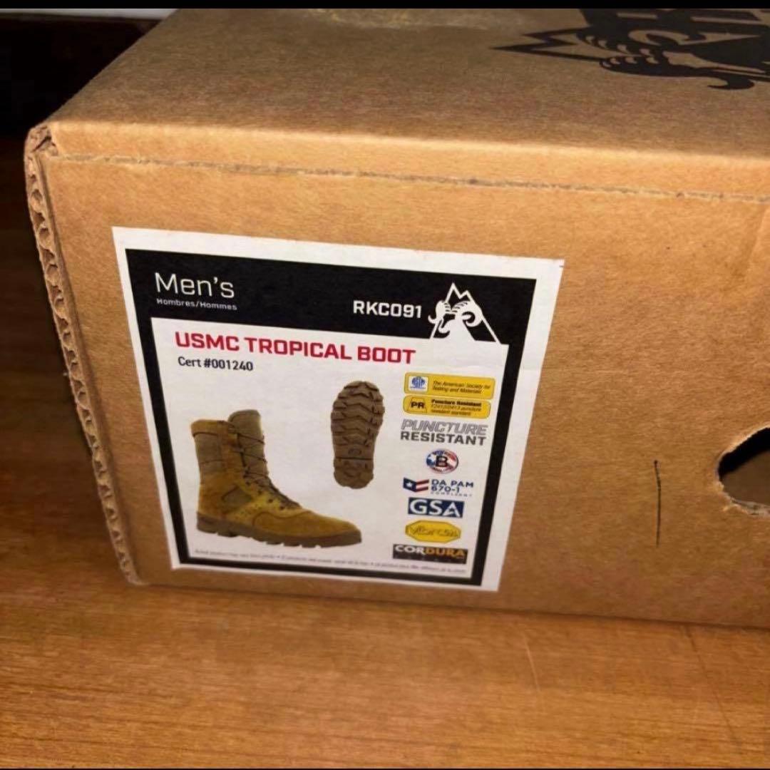 未使用品　米軍実物　ROCKY USMC TROPICALBOOT US 9W
