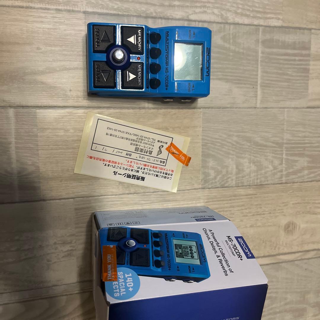 【美品】ZOOM MS-70CDR+ ギターエフェクター