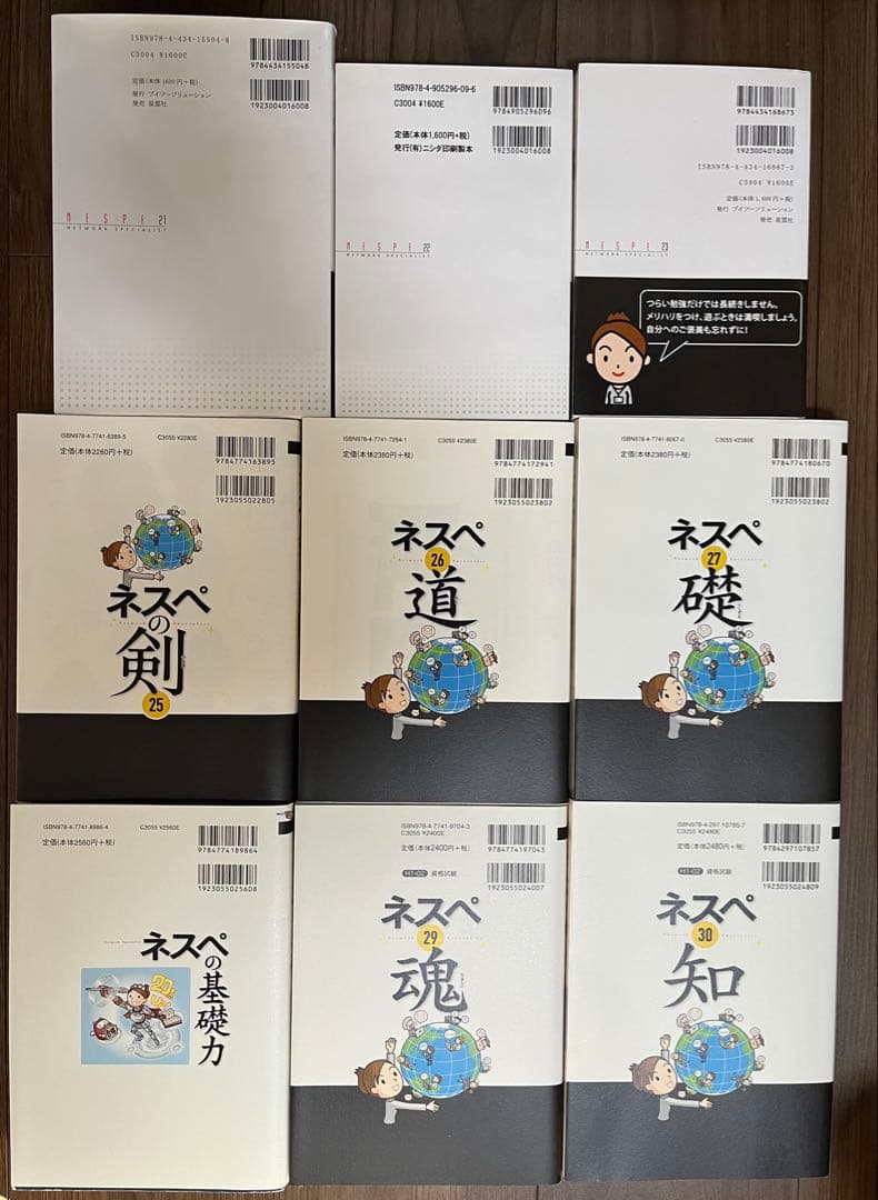 ネスペ　21、22、23、25、26、27、基礎力、29、30 セット