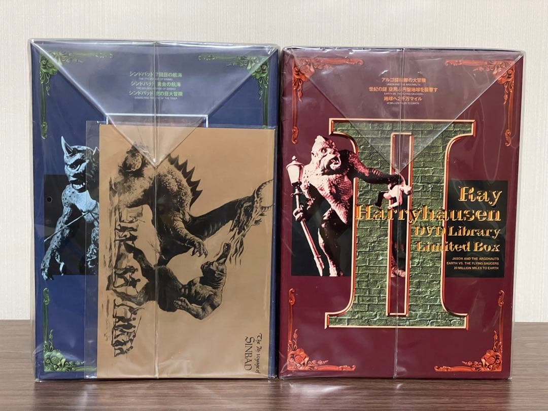 ★未開封新品！限定生産ハリーハウゼンDVDライブラリー2巻セット フィギュア付