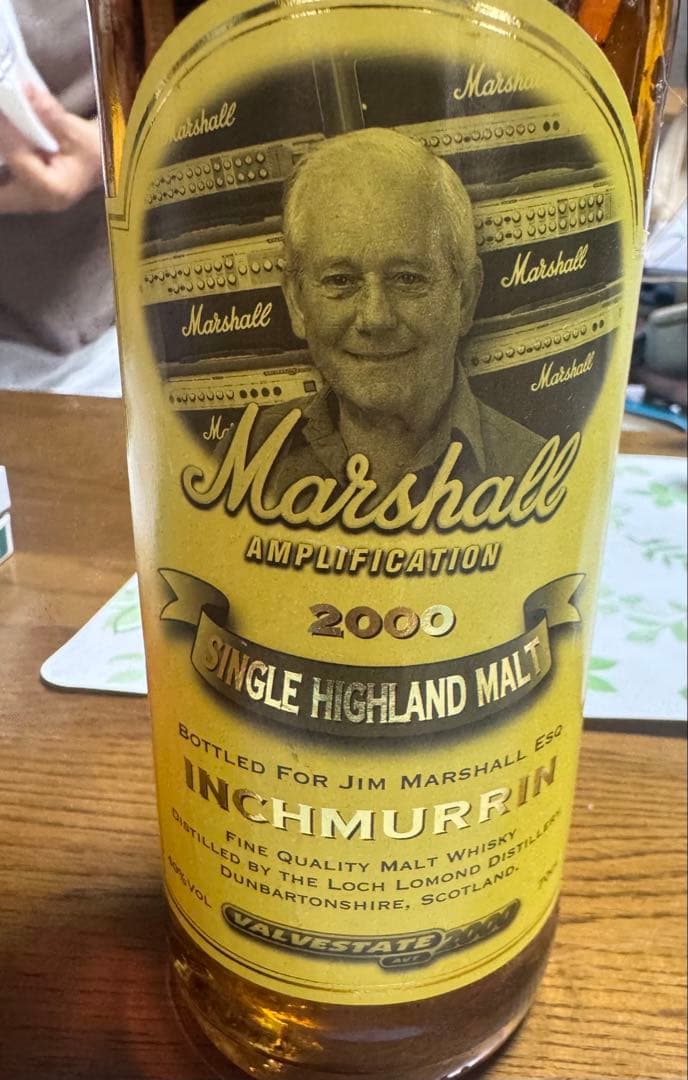 激レアmarshallマーシャル2000年アニバーサリーウイスキーシングルモルト