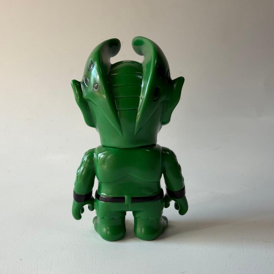 リアルヘッド　クローンミュータントイービル　ミニ　ソフビ　フィギュア　緑