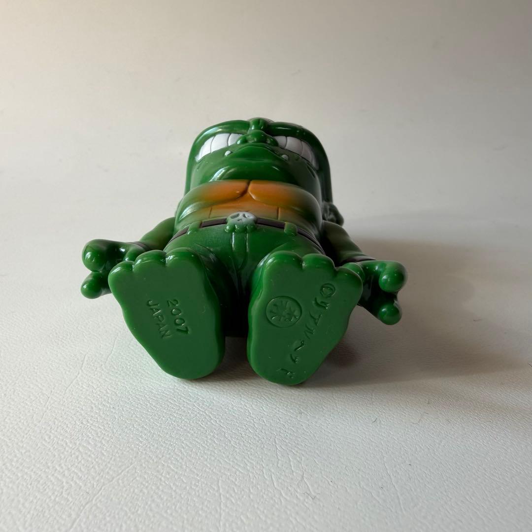 リアルヘッド　クローンミュータントイービル　ミニ　ソフビ　フィギュア　緑